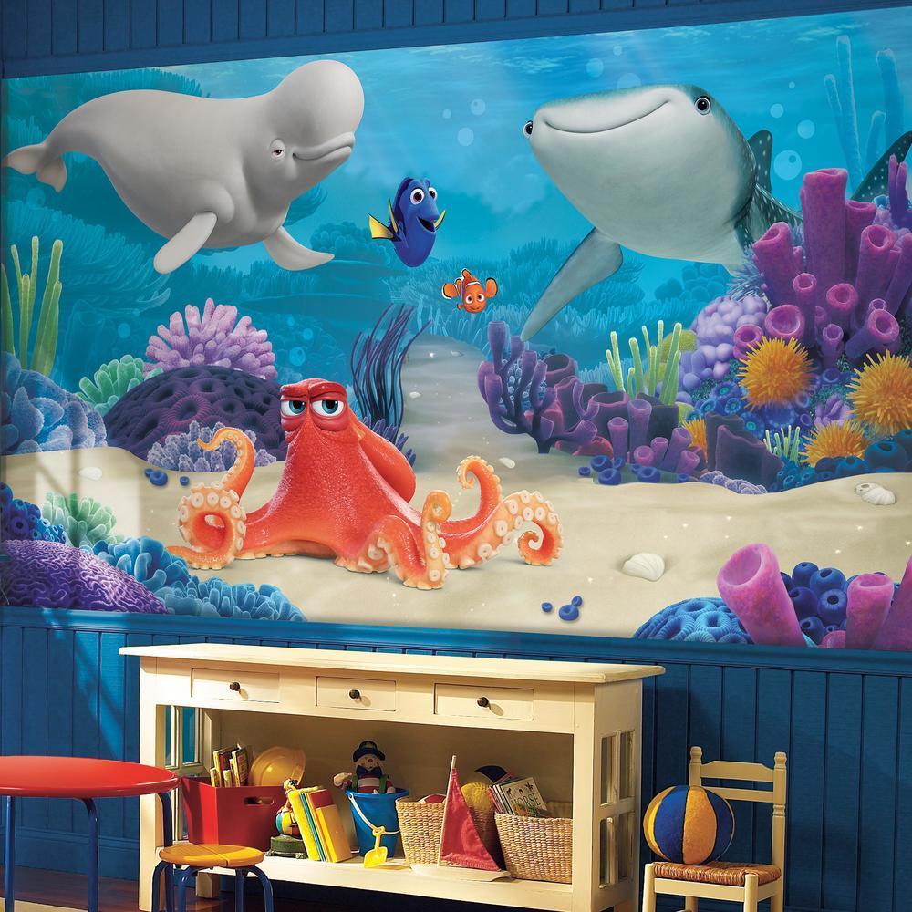 Disney Pixar Finding Dory XL Spray and Stick Wallpaper Mural Wall Murals RoomMates   