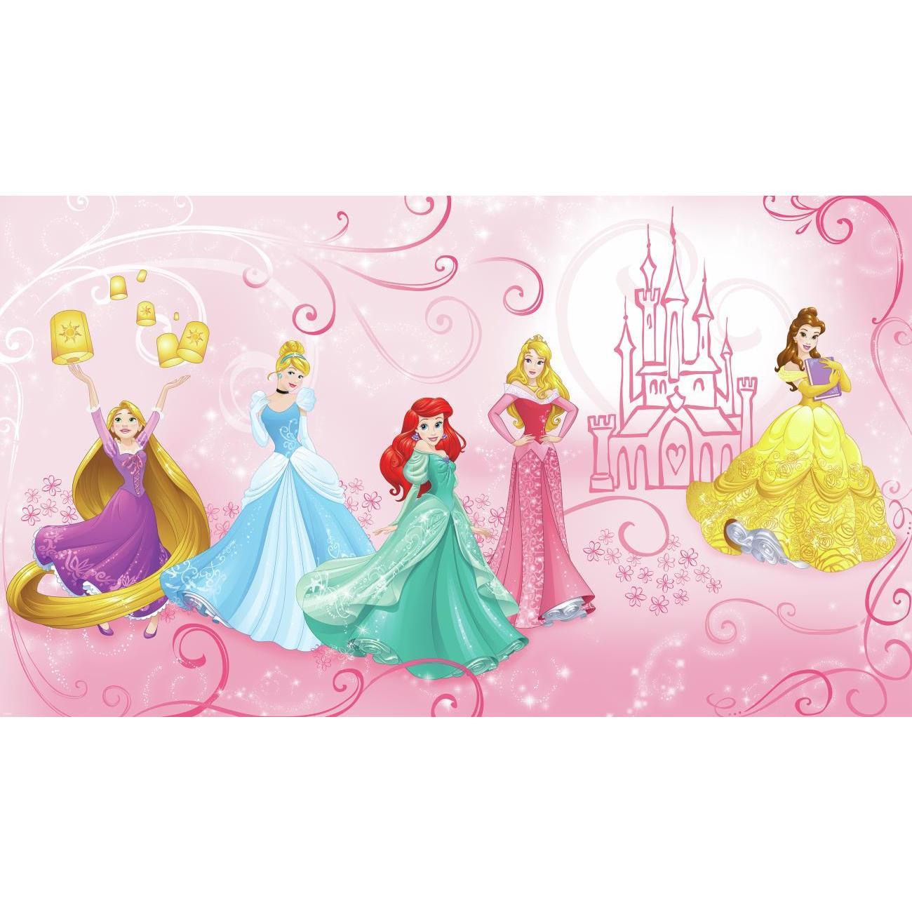 Disney Princess Enchanted XL Spray and Stick Wallpaper Mural Wall Murals RoomMates Mural  