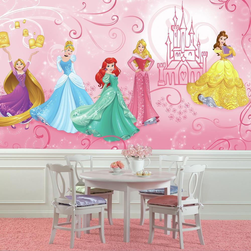 Disney Princess Enchanted XL Spray and Stick Wallpaper Mural Wall Murals RoomMates   
