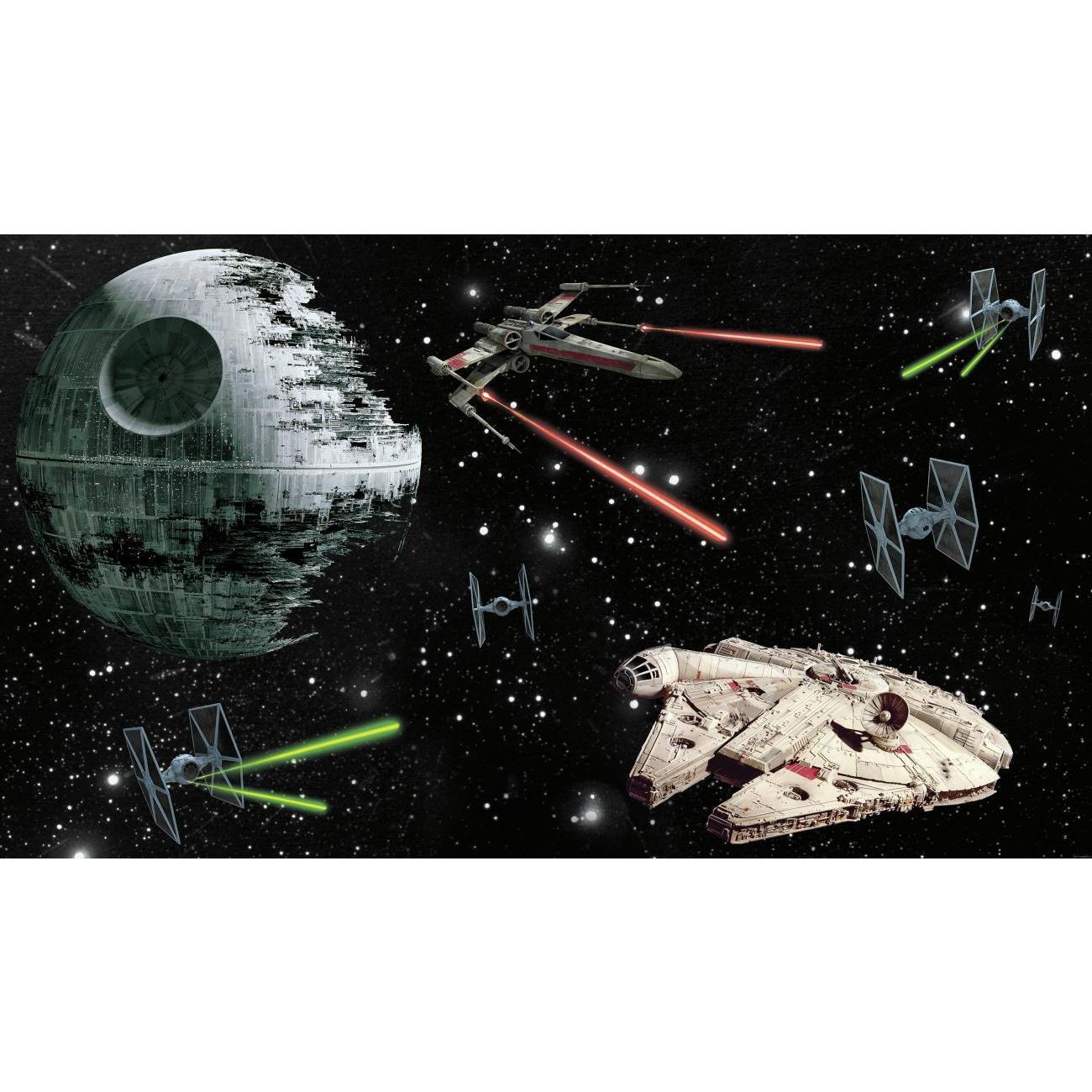 Star Wars Vehicles XL Spray and Stick Wallpaper Mural Wall Murals RoomMates Mural  