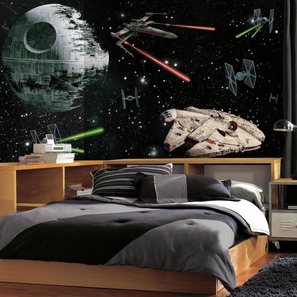 Star Wars Vehicles XL Spray and Stick Wallpaper Mural Wall Murals RoomMates   