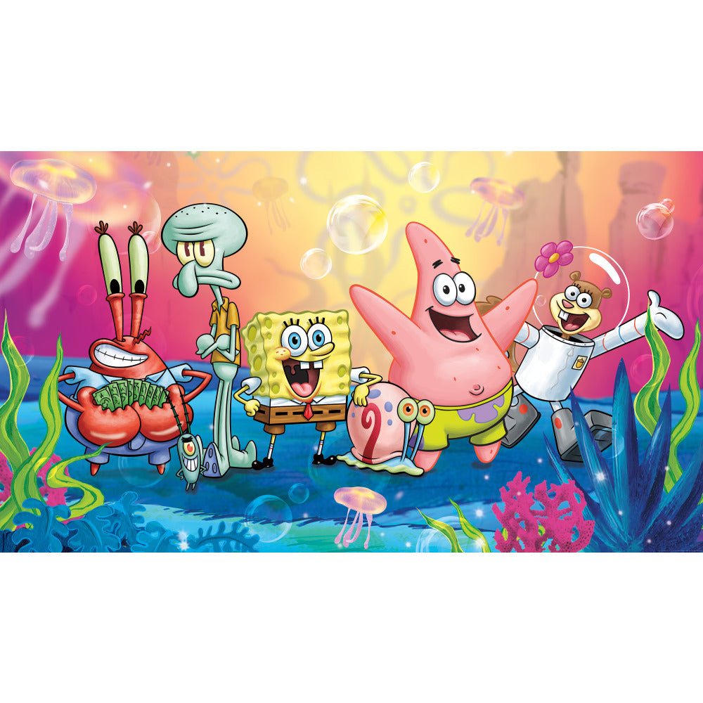 Spongebob Squarepants XL Spray and Stick Wall Mural Wall Murals RoomMates Mural  
