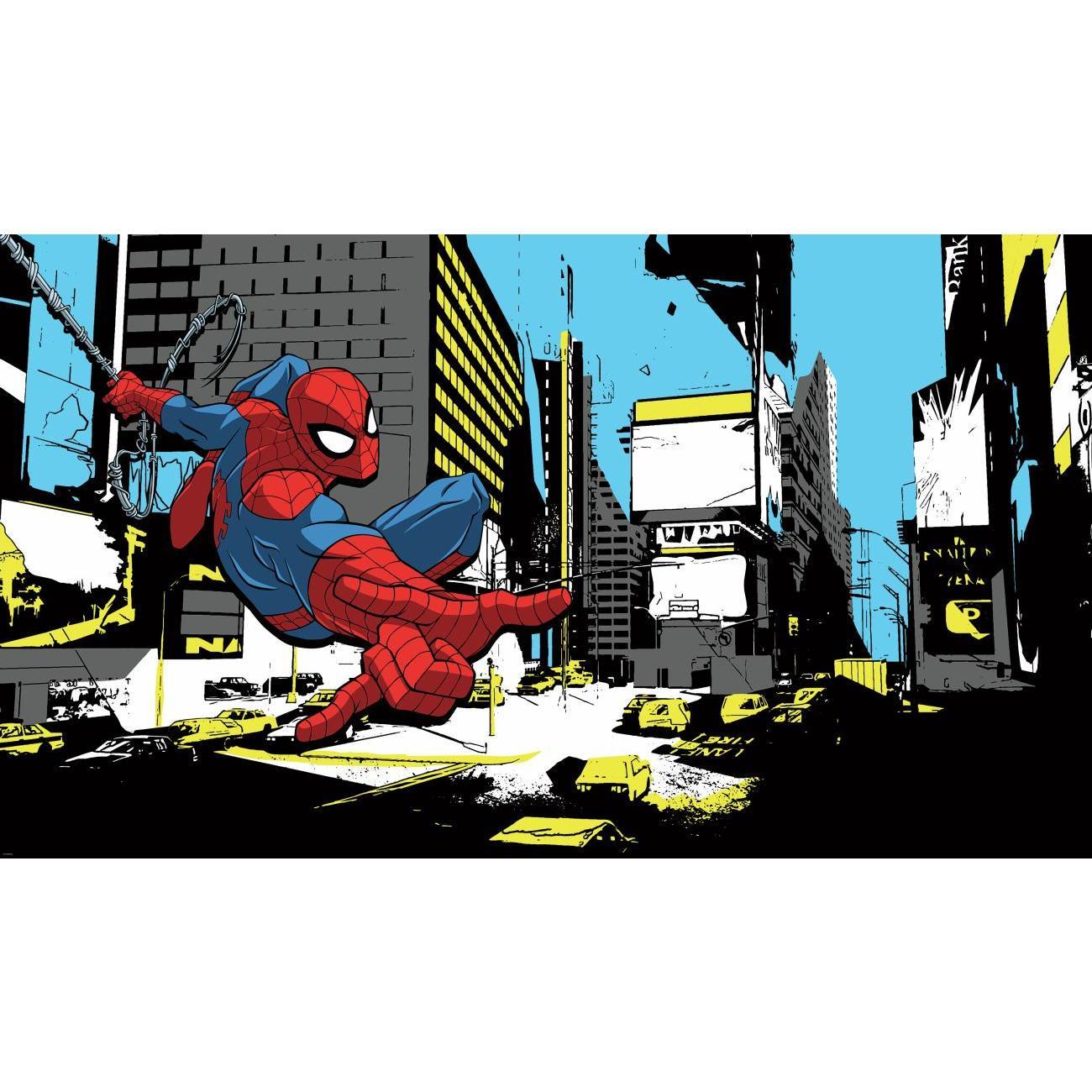 Spider-Man Classic XL Spray and Stick Wallpaper Mural Wall Murals RoomMates Mural  