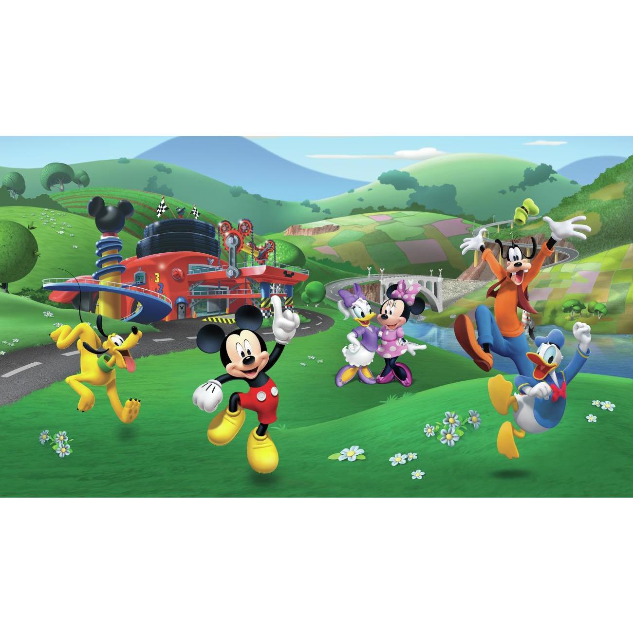 Mickey and Friends Roadster Racer XL Spray and Stick Wallpaper Mural Wall Murals RoomMates Each  