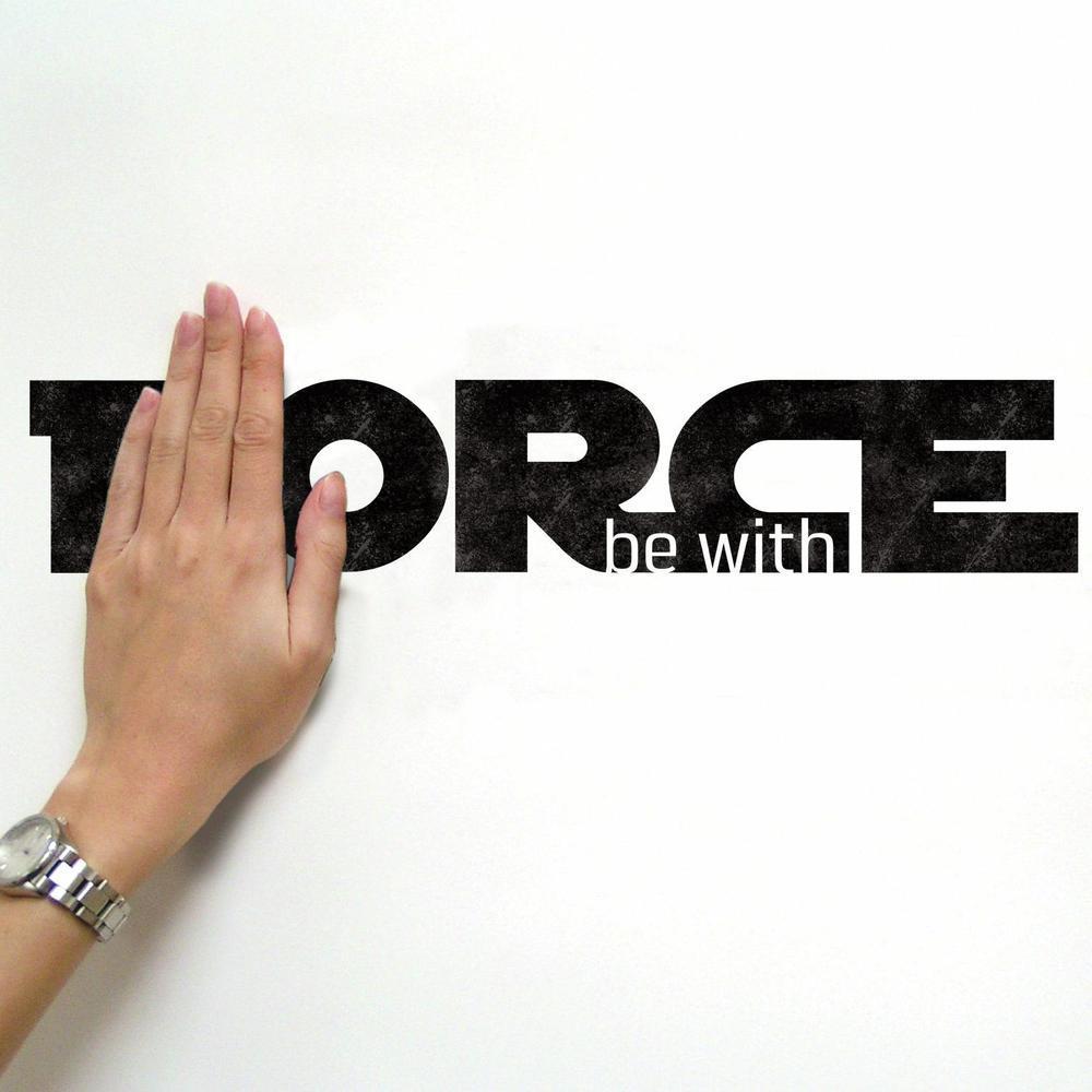 Star Wars Classic Force Quote Peel and Stick Wall Decals Wall Decals RoomMates   