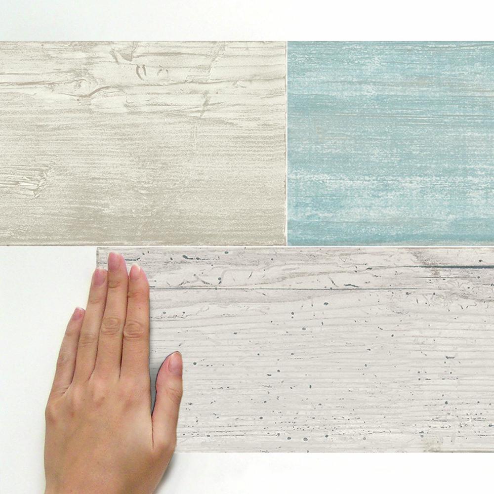 Distressed Barn Wood Plank Peel and Stick Wall Decals Wall Decals RoomMates   