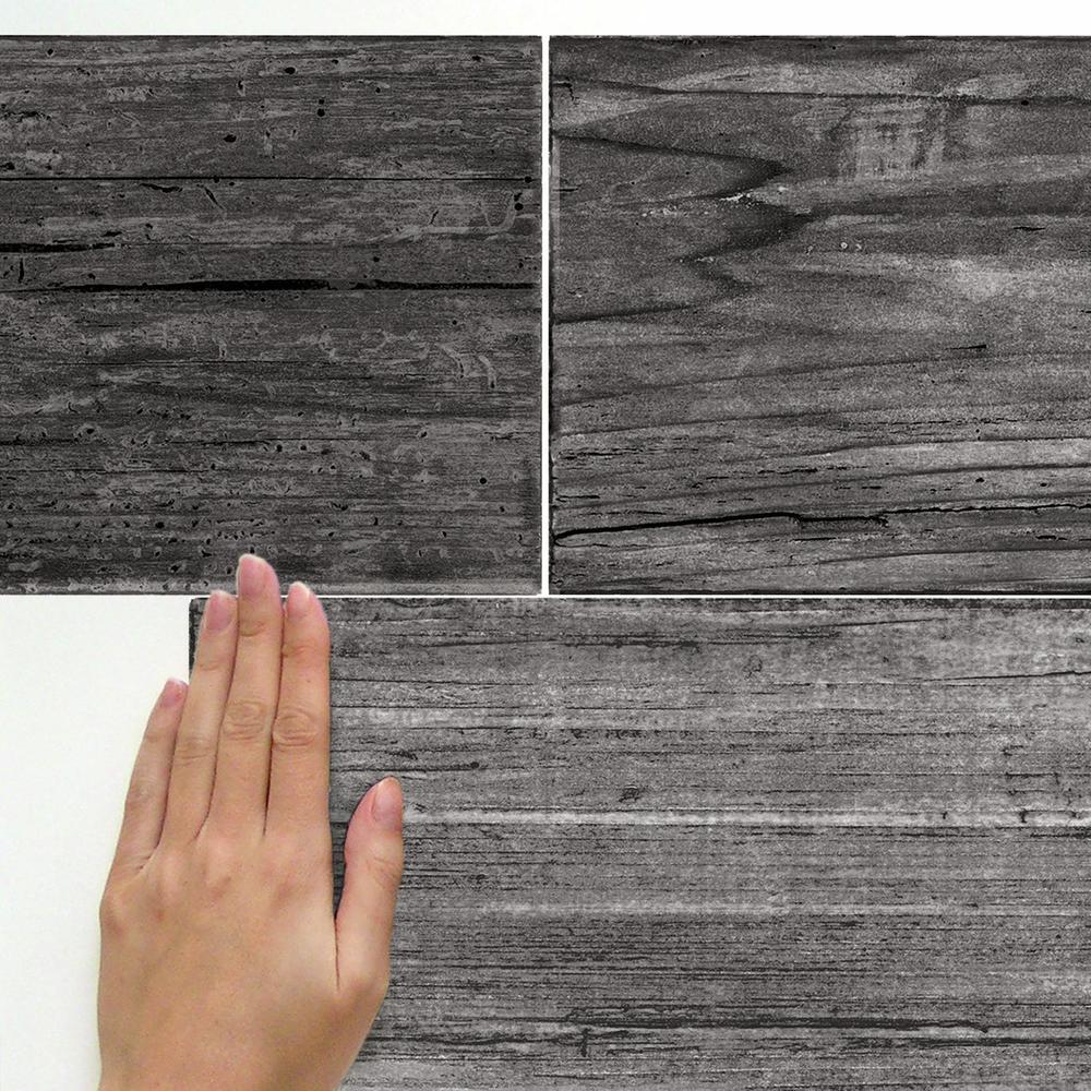 Distressed Barn Wood Plank Peel and Stick Wall Decals Wall Decals RoomMates   