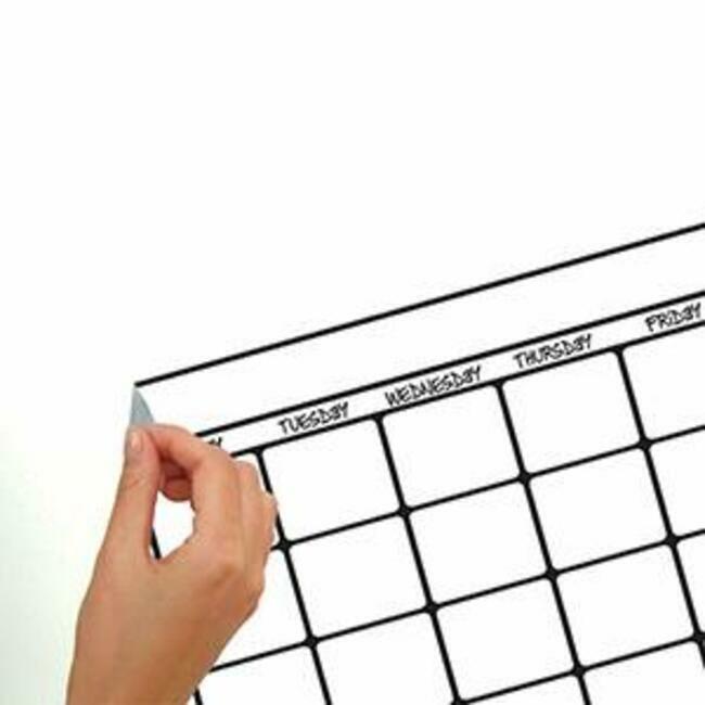 Dry Erase Calendar Wall Decals Wall Decals RoomMates   
