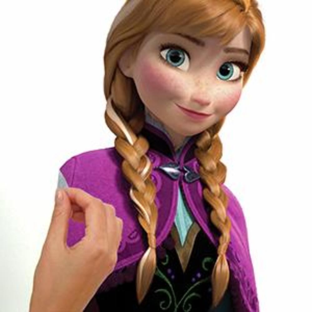 Disney Frozen Anna with Cape Giant Wall Decals Wall Decals RoomMates   