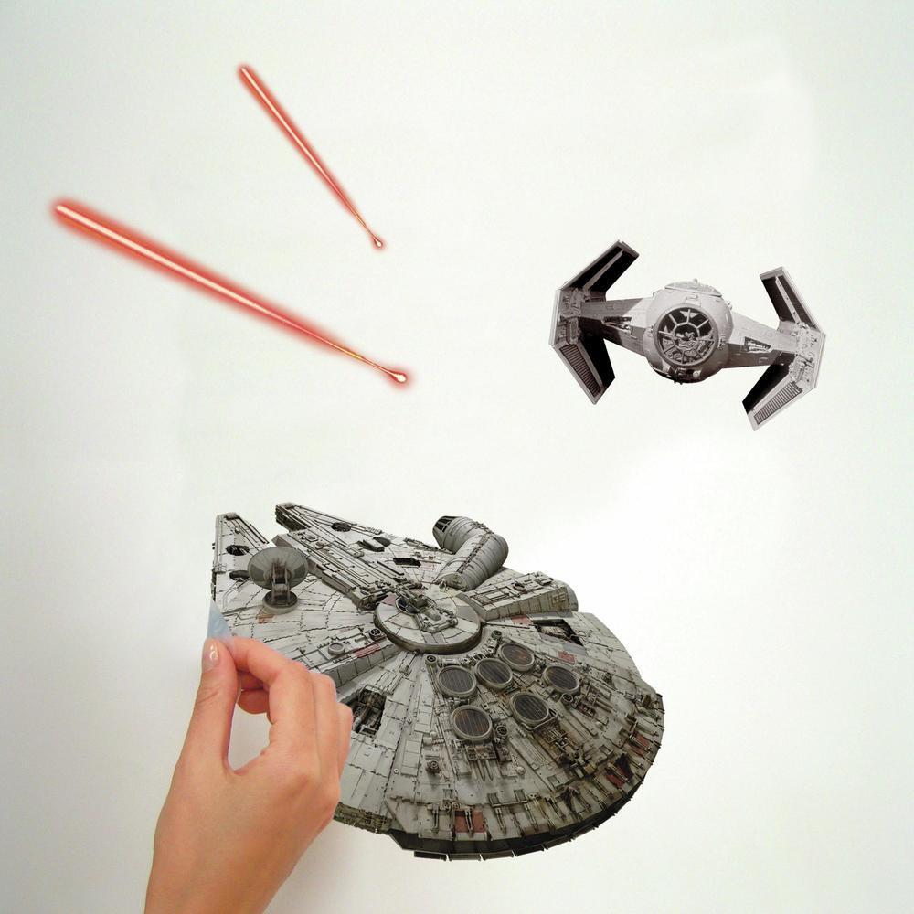 Star Wars Classic Ships Peel and Stick Wall Decals Wall Decals RoomMates   