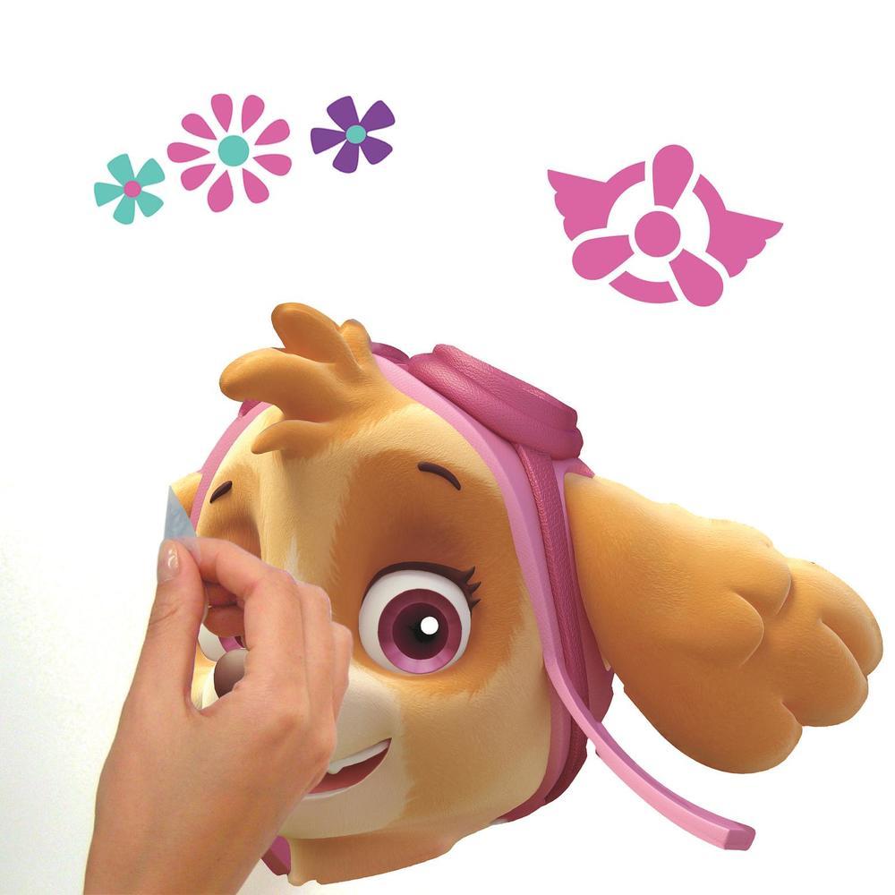 PAW Patrol Skye Peel and Stick Giant Wall Decals Wall Decals RoomMates   
