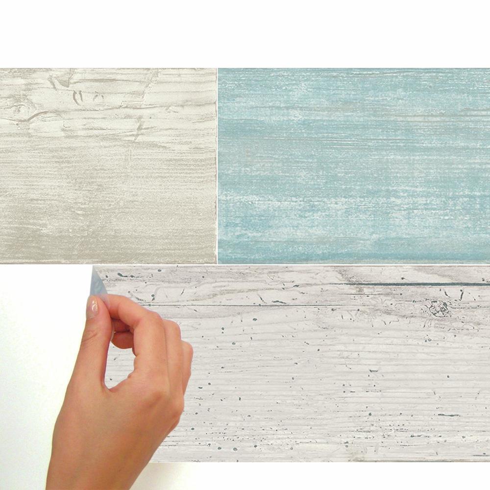 Distressed Barn Wood Plank Peel and Stick Wall Decals Wall Decals RoomMates   