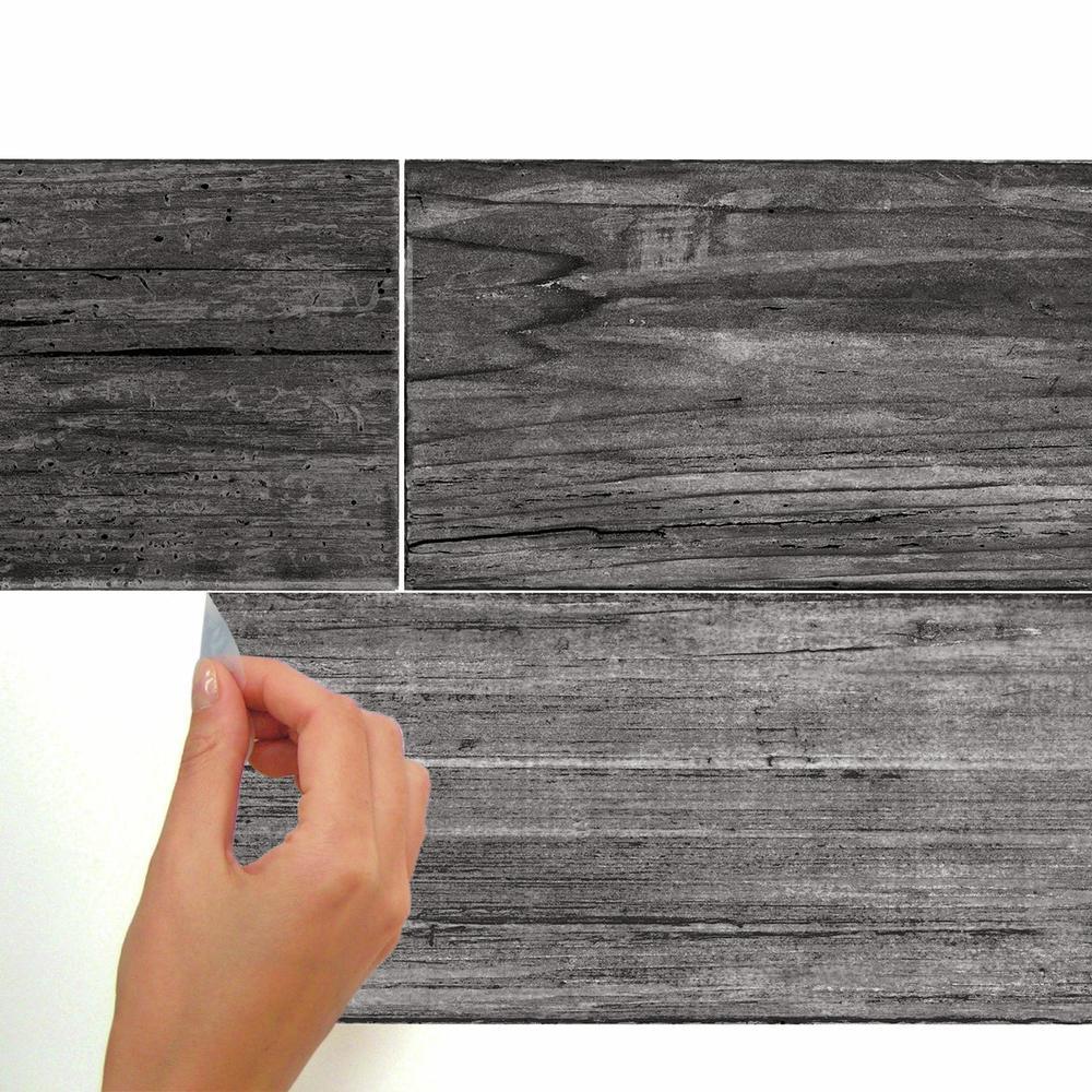 Distressed Barn Wood Plank Peel and Stick Wall Decals Wall Decals RoomMates   