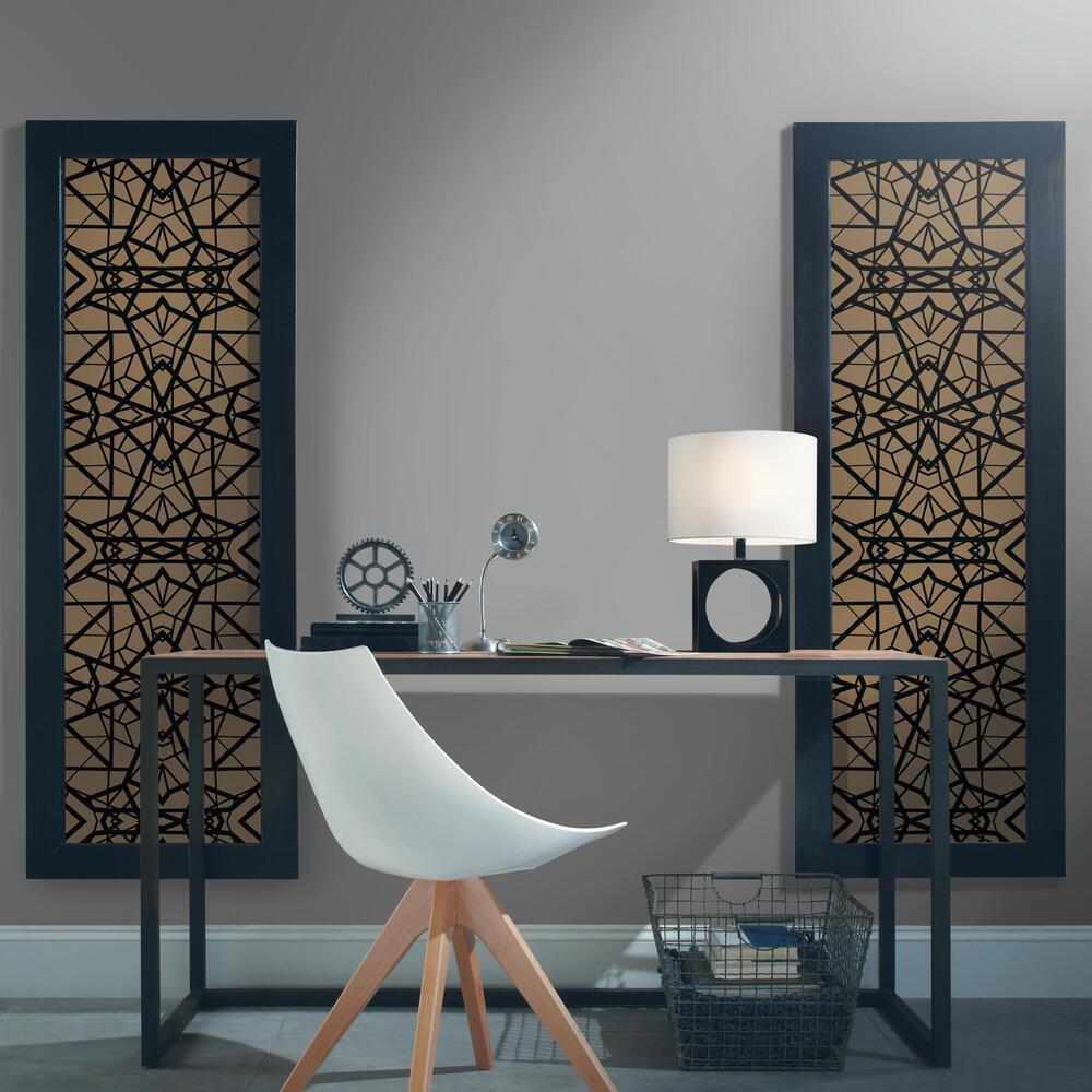 Shattered Geometric Peel and Stick Wallpaper Peel and Stick Wallpaper RoomMates   