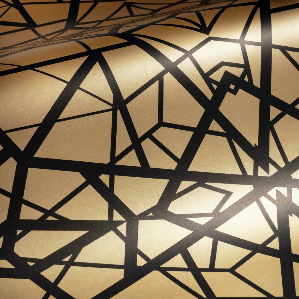 Shattered Geometric Peel and Stick Wallpaper Peel and Stick Wallpaper RoomMates   