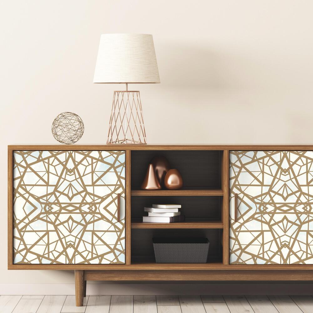 Shattered Geometric Peel and Stick Wallpaper Peel and Stick Wallpaper RoomMates   