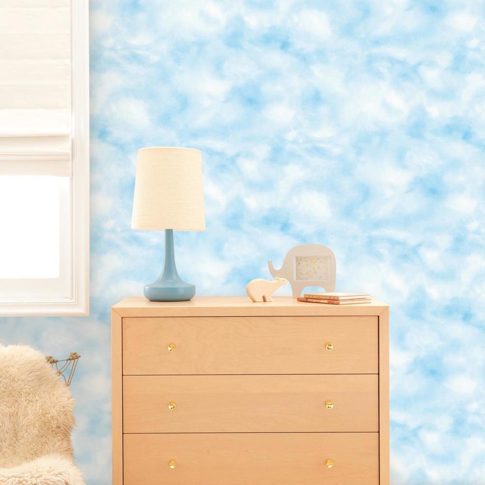 Cloud Peel and Stick Wallpaper Peel and Stick Wallpaper RoomMates   