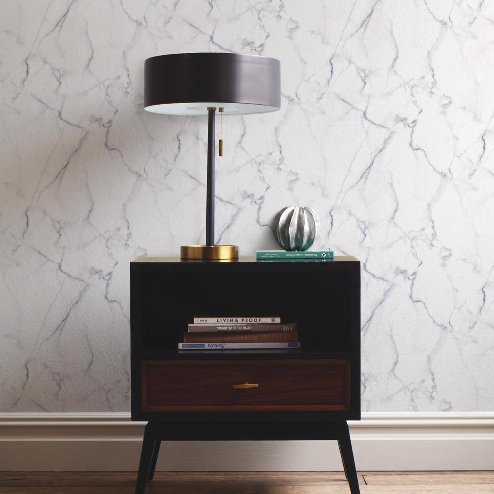 Carrara Marble Peel and Stick Wallpaper Peel and Stick Wallpaper RoomMates   