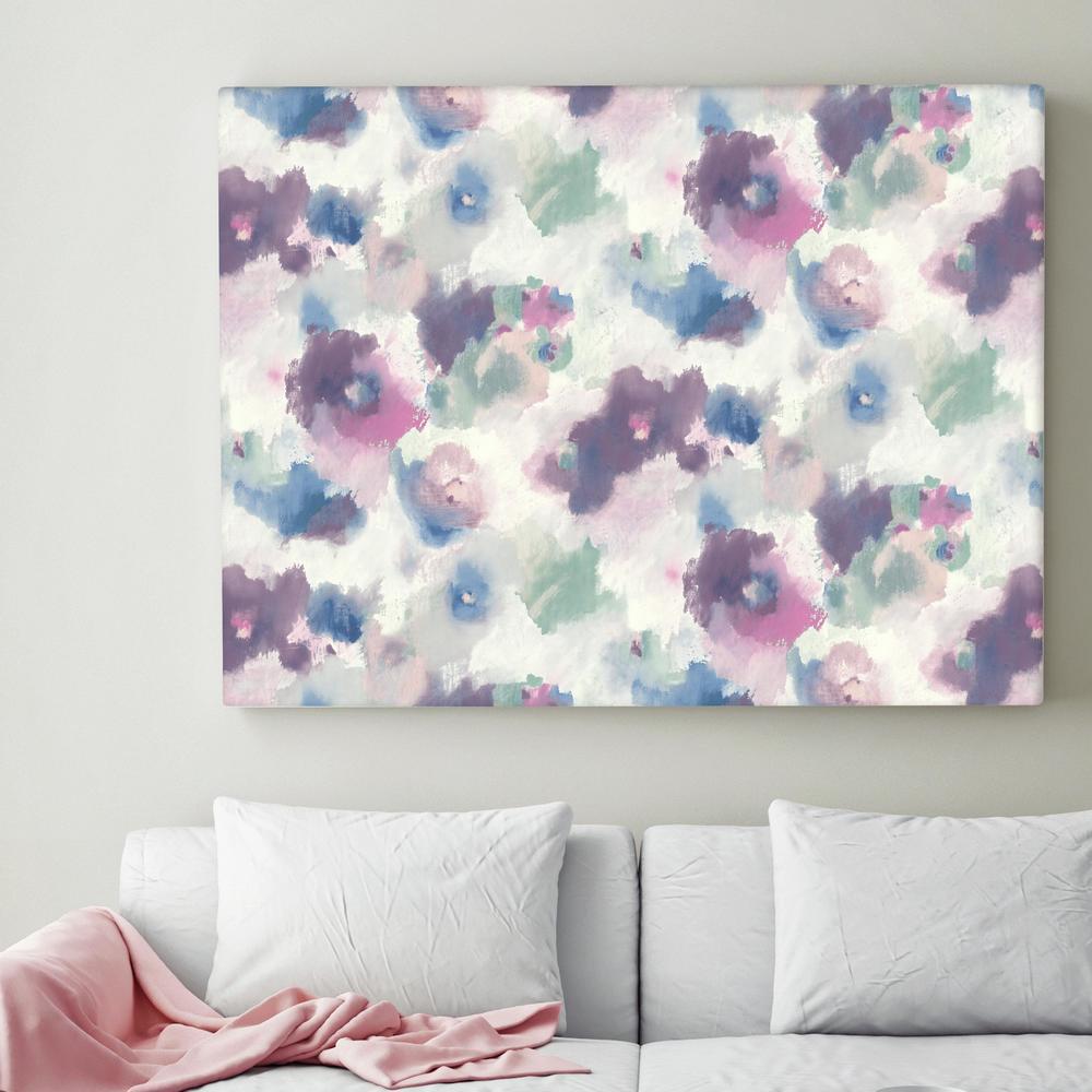 Impressionist Floral Peel and Stick Wallpaper Peel and Stick Wallpaper RoomMates   