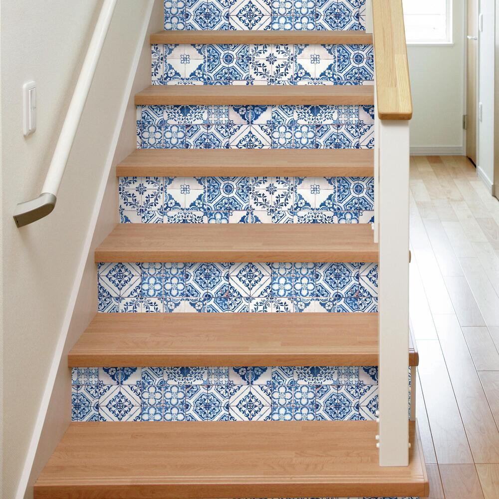 Mediterranean Tile Peel and Stick Wallpaper Peel and Stick Wallpaper RoomMates   