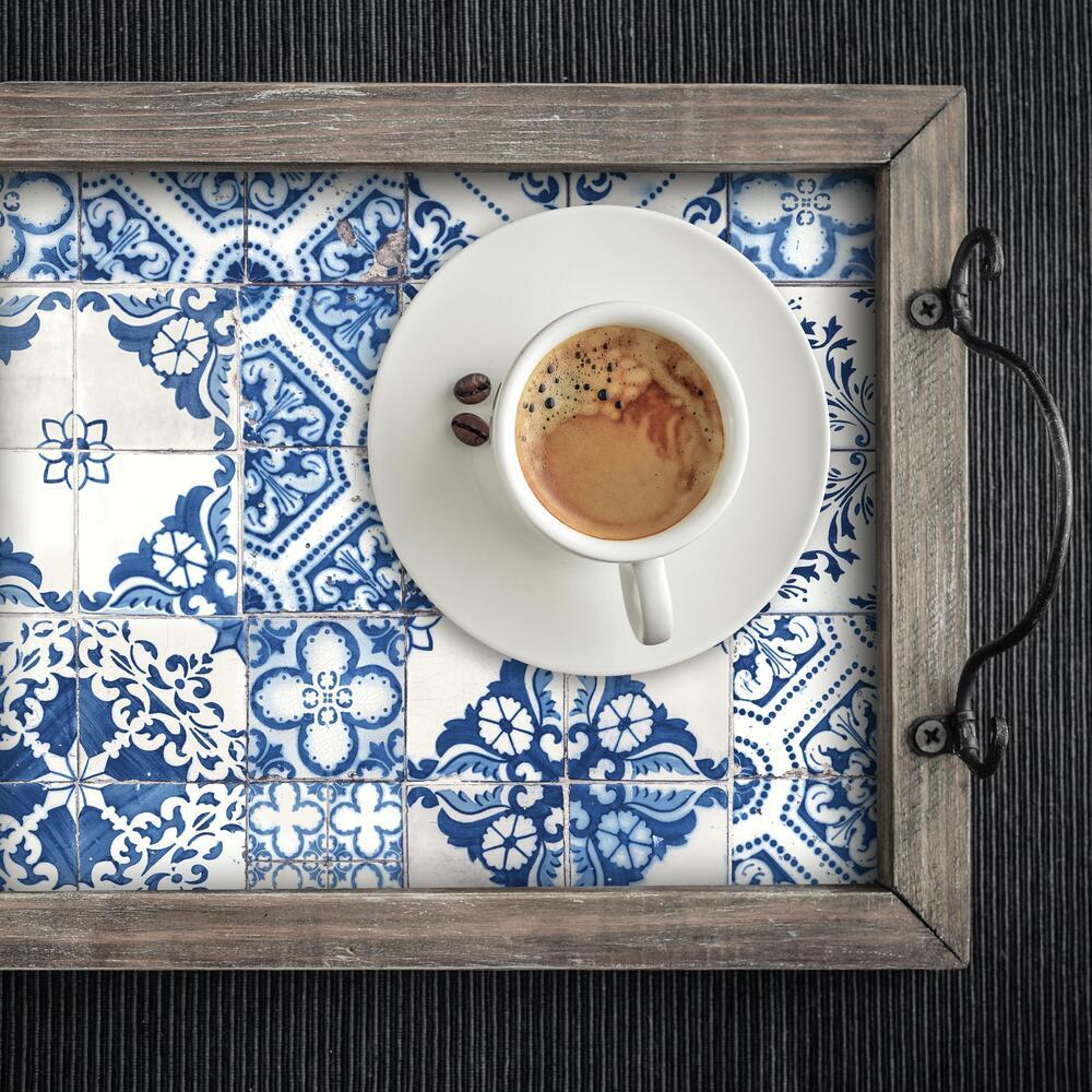 Mediterranean Tile Peel and Stick Wallpaper Peel and Stick Wallpaper RoomMates   