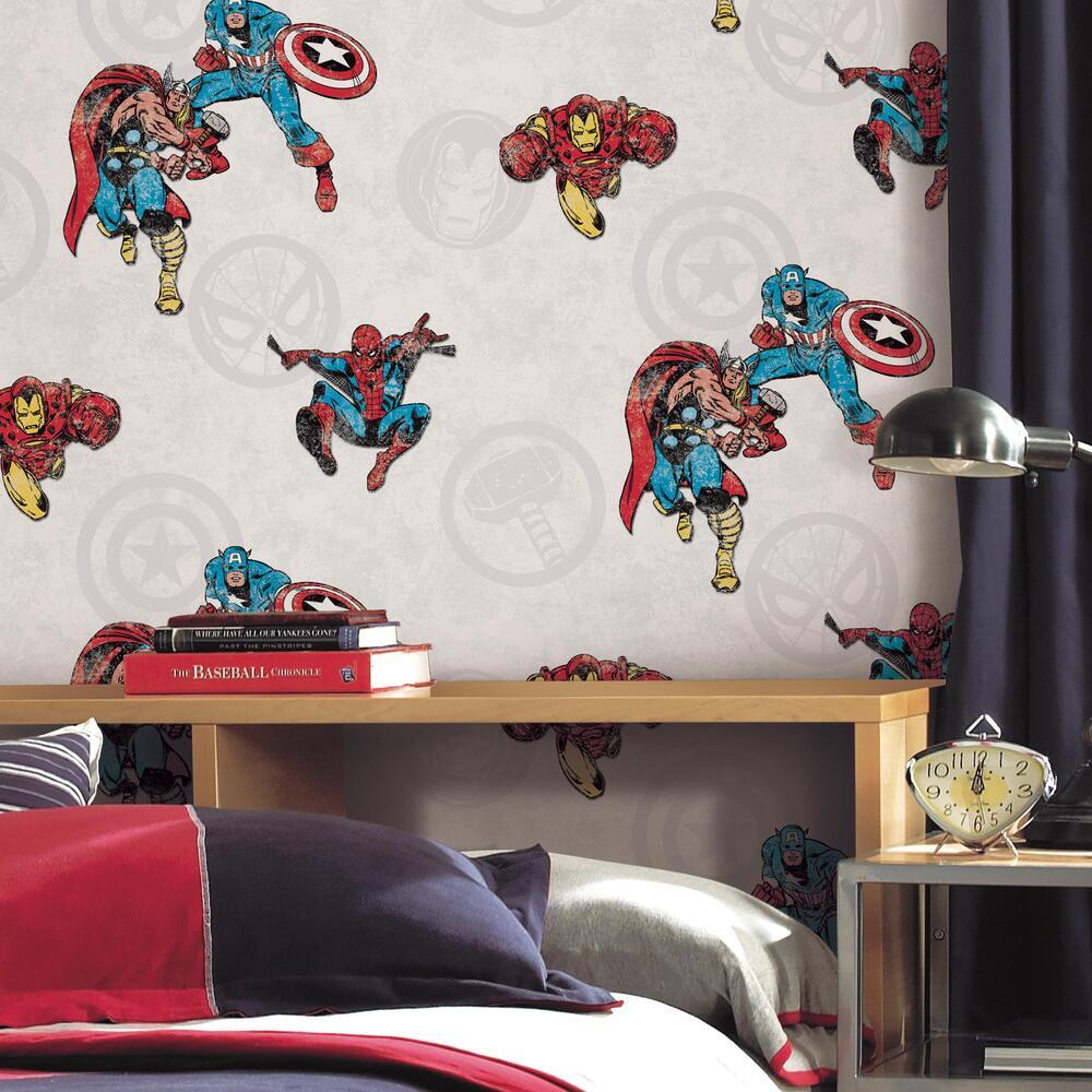 Marvel Comics Classic Peel & Stick Wallpaper Peel and Stick Wallpaper RoomMates   