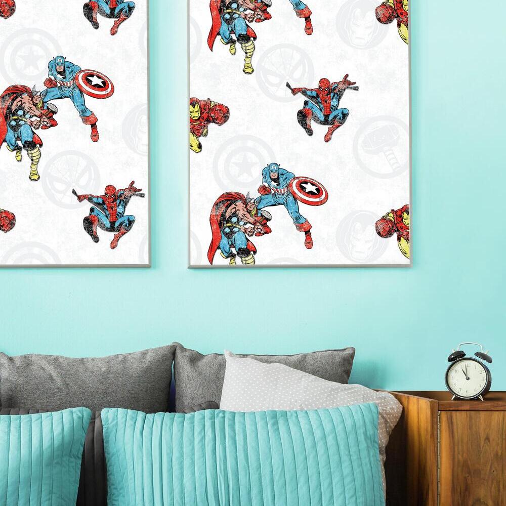 Marvel Comics Classic Peel & Stick Wallpaper Peel and Stick Wallpaper RoomMates   