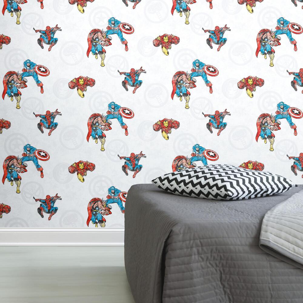 Marvel Comics Classic Peel & Stick Wallpaper Peel and Stick Wallpaper RoomMates   