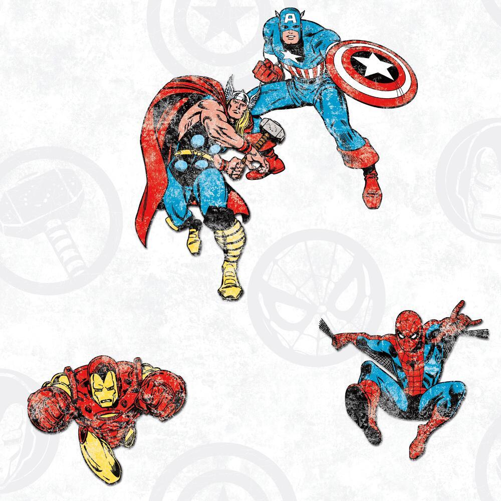 Marvel Comics Classic Peel & Stick Wallpaper Peel and Stick Wallpaper RoomMates Roll  