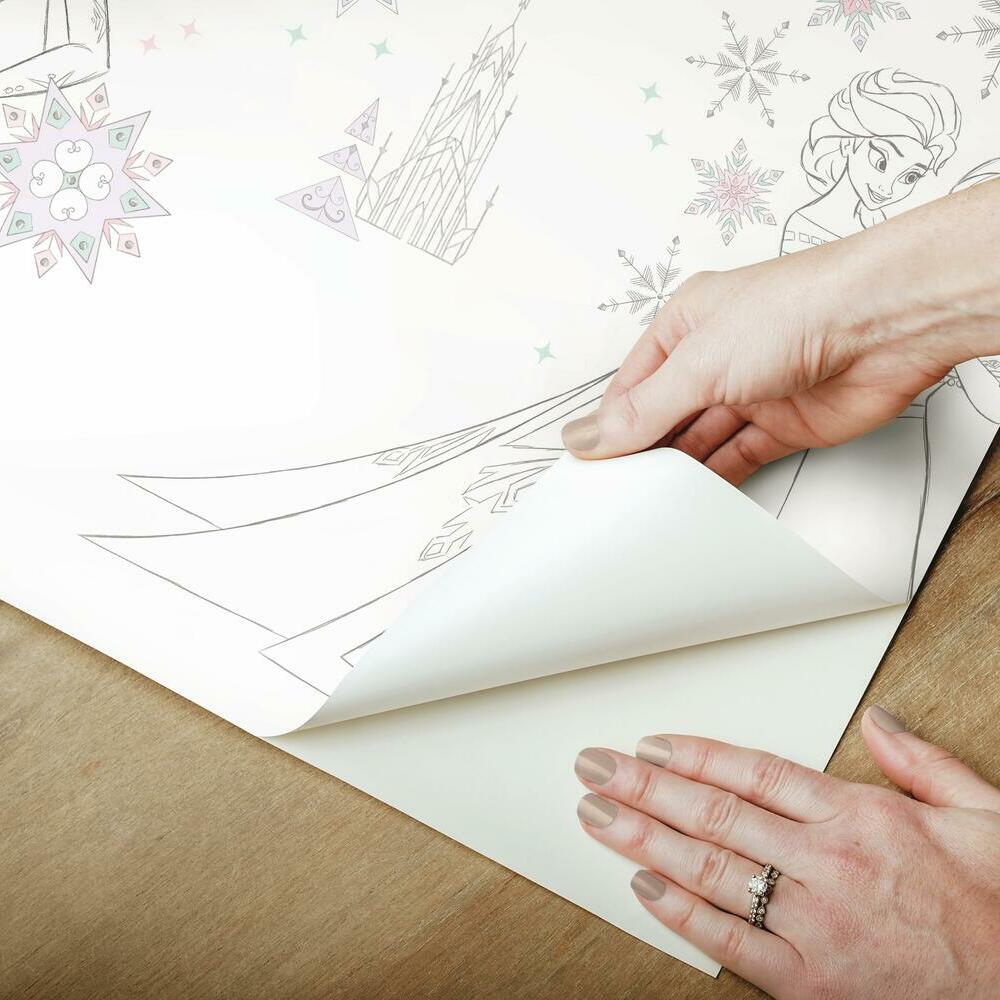 Disney Frozen Peel and Stick Wallpaper Peel and Stick Wallpaper RoomMates   