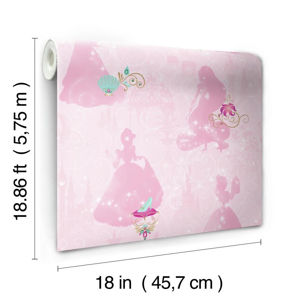 Disney Princess Peel and Stick Wallpaper Peel and Stick Wallpaper RoomMates   