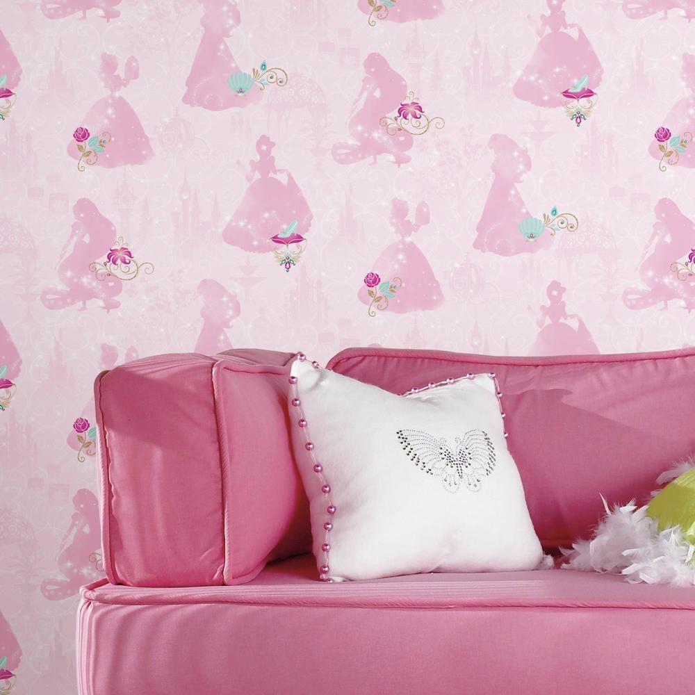 Disney Princess Peel and Stick Wallpaper Peel and Stick Wallpaper RoomMates   