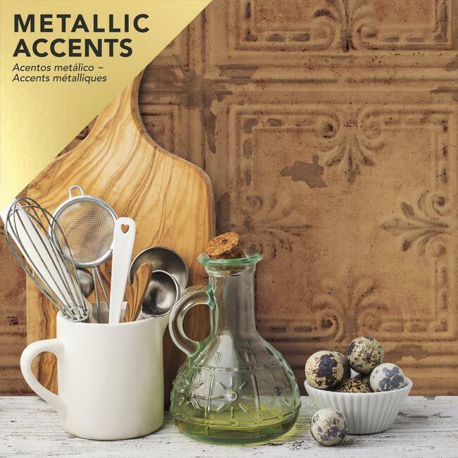 Tin Tile Peel and Stick Wallpaper Peel and Stick Wallpaper RoomMates   