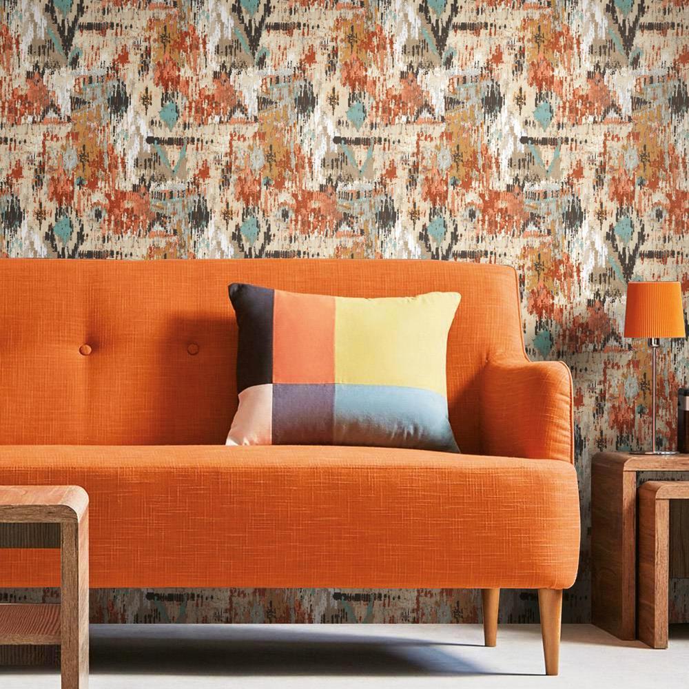 Aztec Peel and Stick Wallpaper Peel and Stick Wallpaper RoomMates   