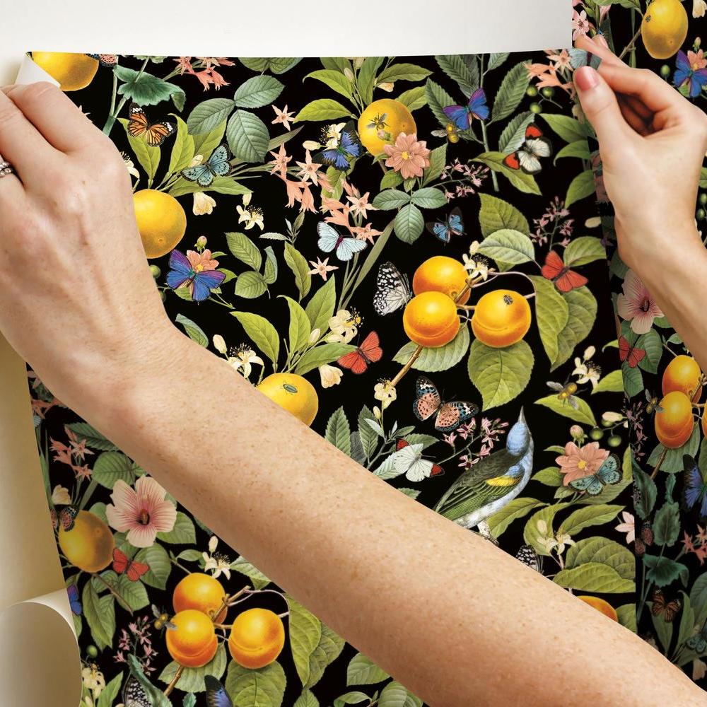 Citrus Peel and Stick Wallpaper Peel and Stick Wallpaper RoomMates   