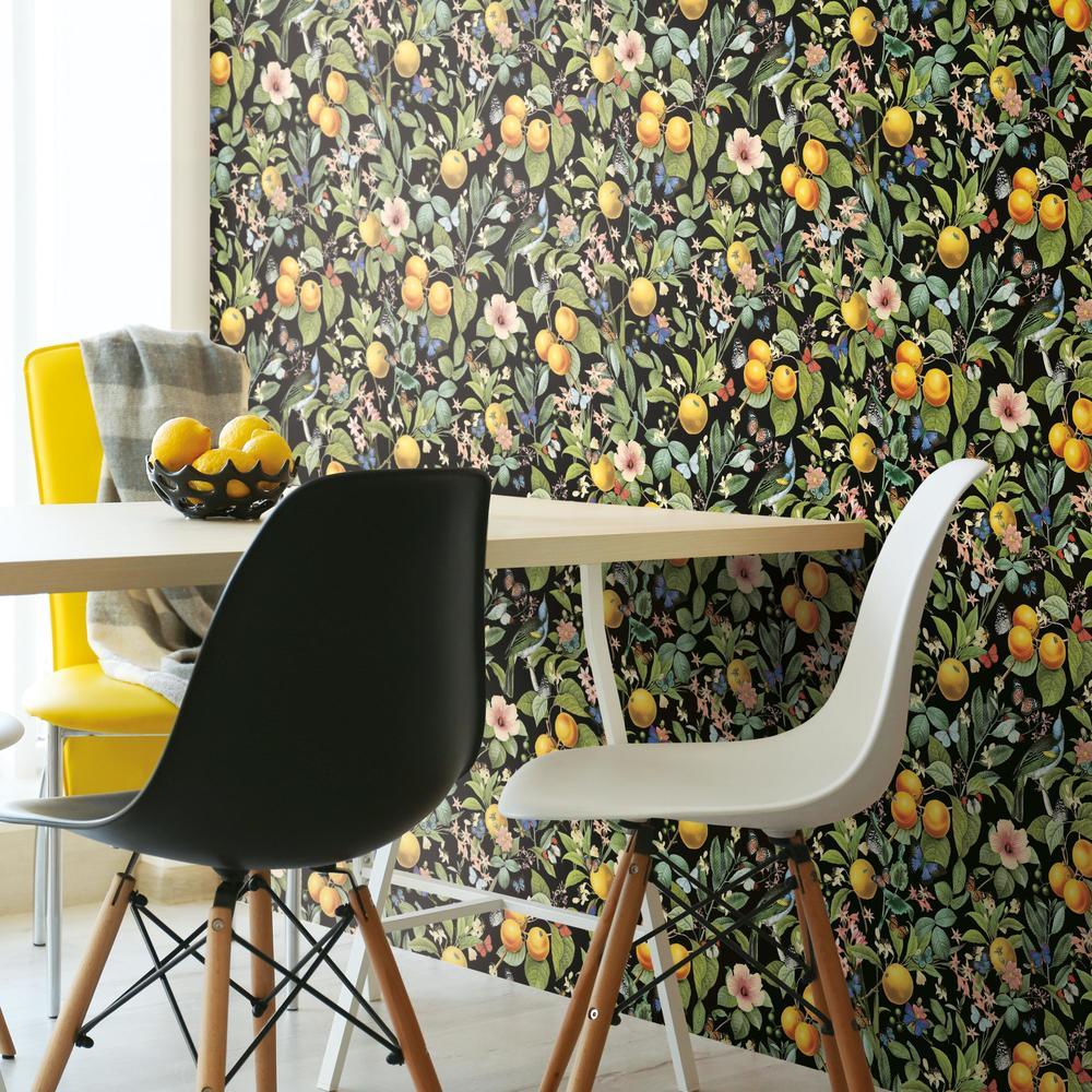 Citrus Peel and Stick Wallpaper Peel and Stick Wallpaper RoomMates   