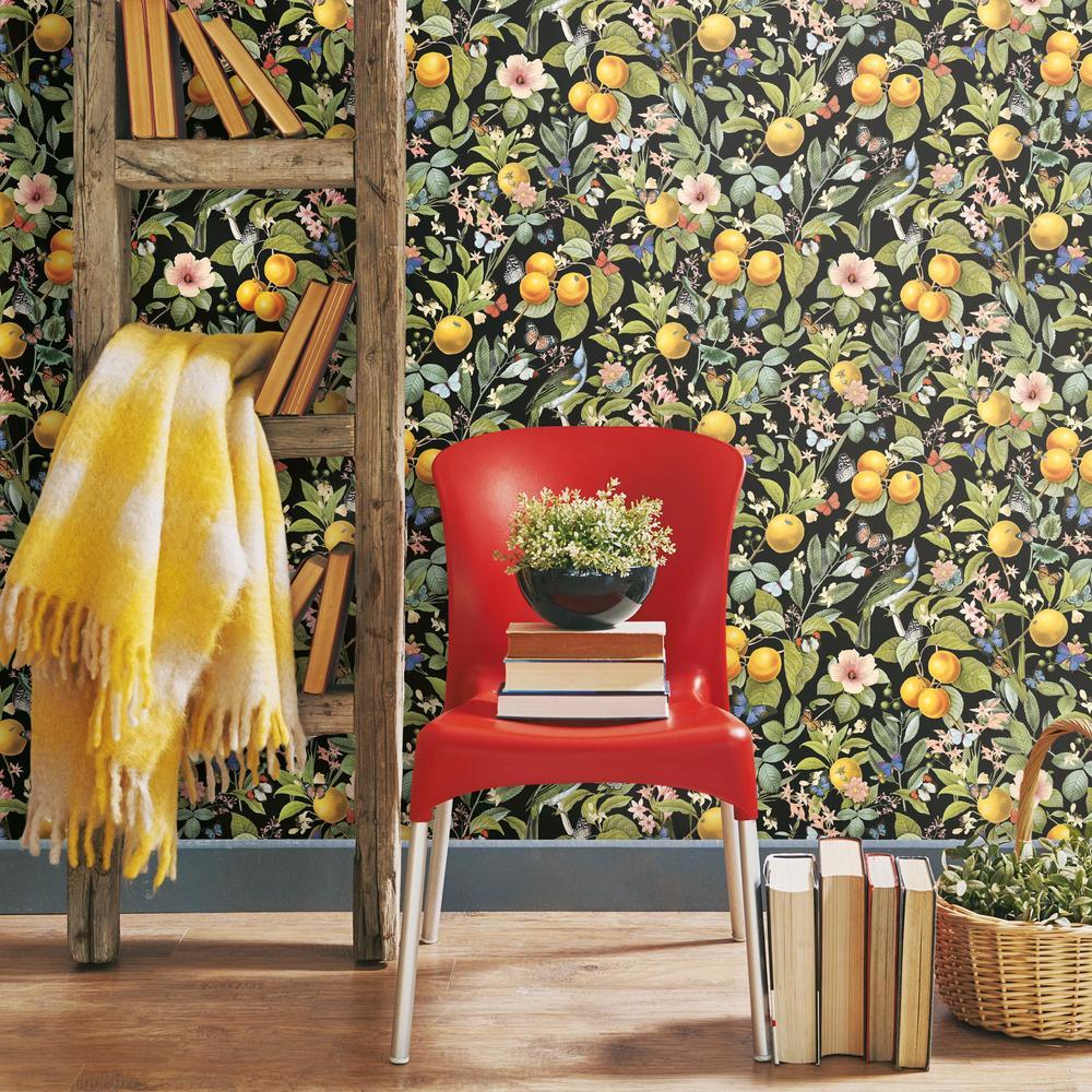 Citrus Peel and Stick Wallpaper Peel and Stick Wallpaper RoomMates   