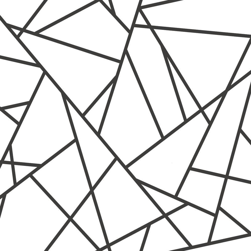 Fracture Peel and Stick Wallpaper Peel and Stick Wallpaper RoomMates Roll Black 