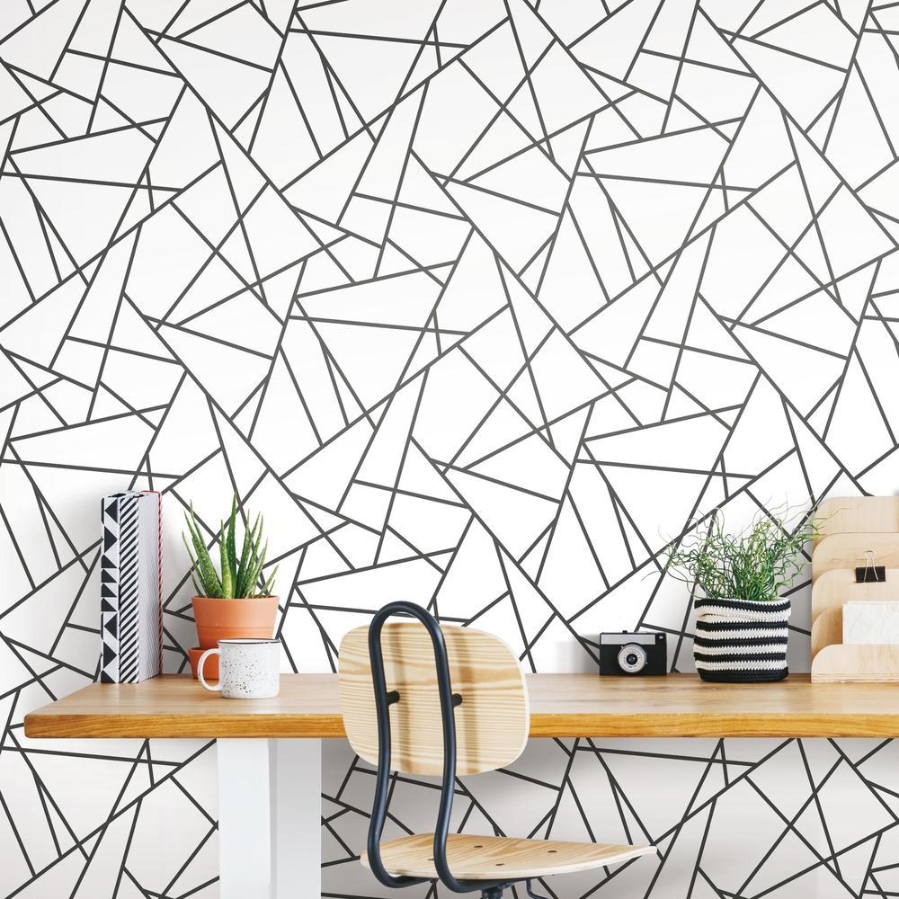 Fracture Peel and Stick Wallpaper Peel and Stick Wallpaper RoomMates   