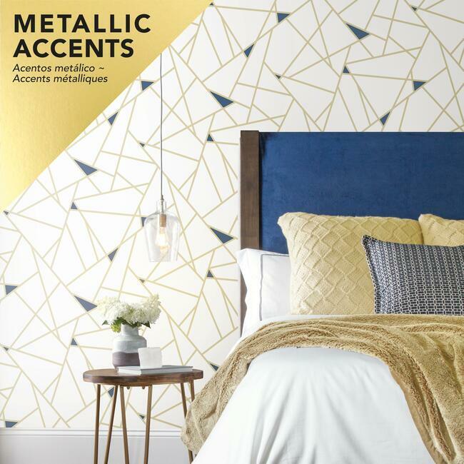 Fracture Peel and Stick Wallpaper Peel and Stick Wallpaper RoomMates   