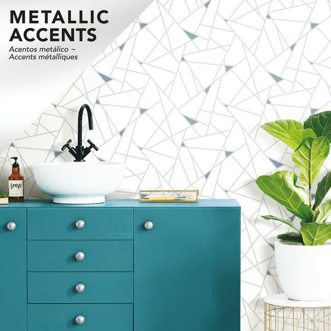 Fracture Peel and Stick Wallpaper Peel and Stick Wallpaper RoomMates   