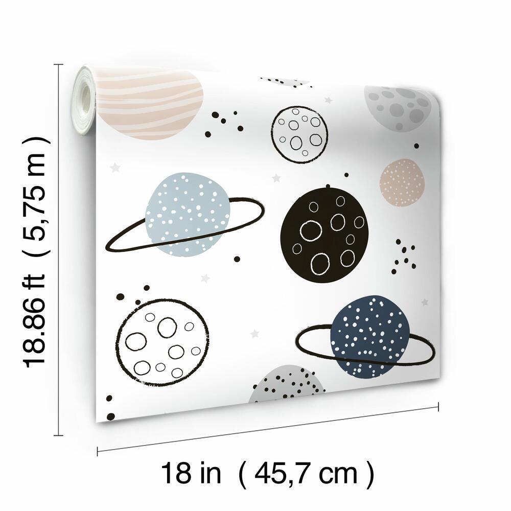 Planets Peel and Stick Wallpaper Peel and Stick Wallpaper RoomMates   