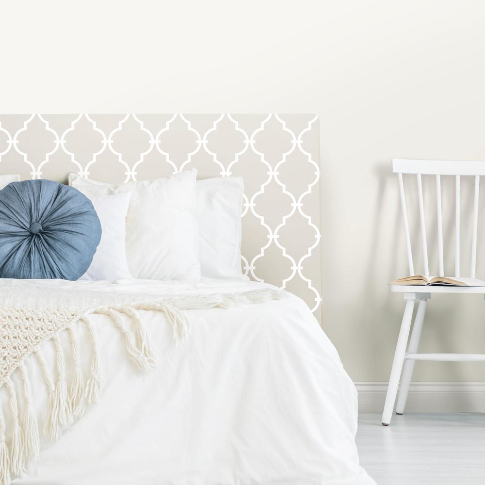 Modern Trellis Peel and Stick Wallpaper Peel and Stick Wallpaper RoomMates   