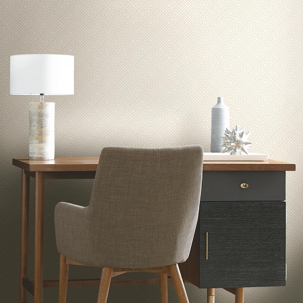 Greek Key Peel and Stick Wallpaper Peel and Stick Wallpaper RoomMates   