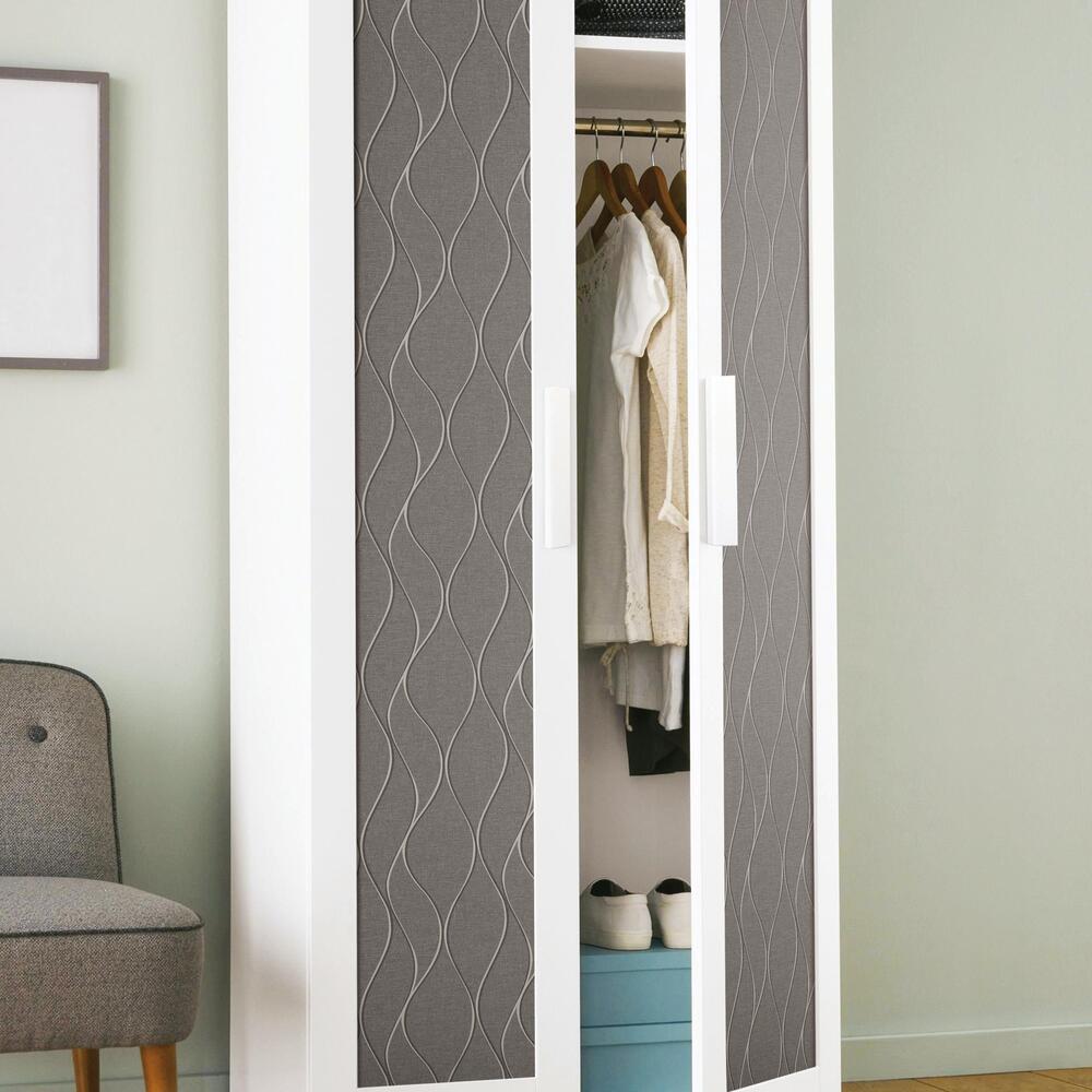 Wave Ogee Peel and Stick Wallpaper Peel and Stick Wallpaper RoomMates   