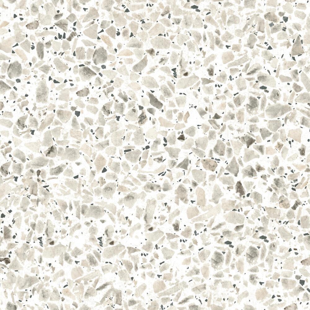 Terrazzo Peel and Stick Wallpaper Peel and Stick Wallpaper RoomMates Roll Black 