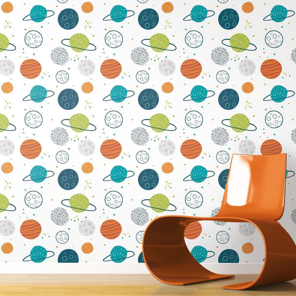 Planets Peel and Stick Wallpaper Peel and Stick Wallpaper RoomMates   