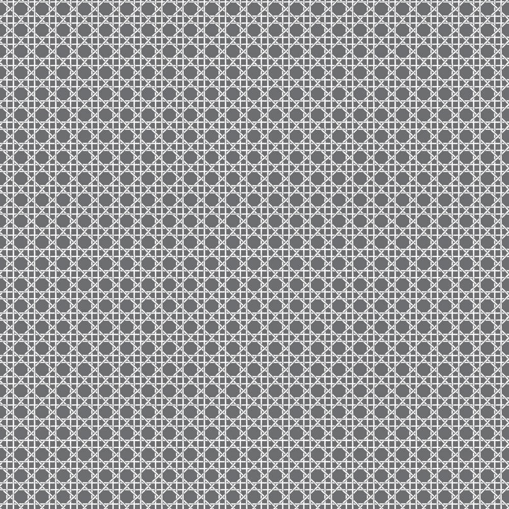 Caning Peel and Stick Wallpaper Peel and Stick Wallpaper RoomMates Roll Gray 