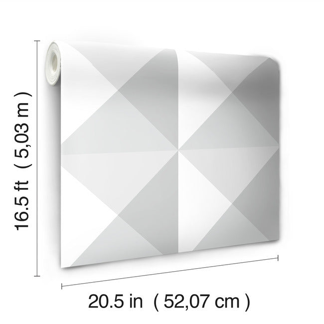 Origami Peel and Stick Wallpaper Peel and Stick Wallpaper RoomMates   