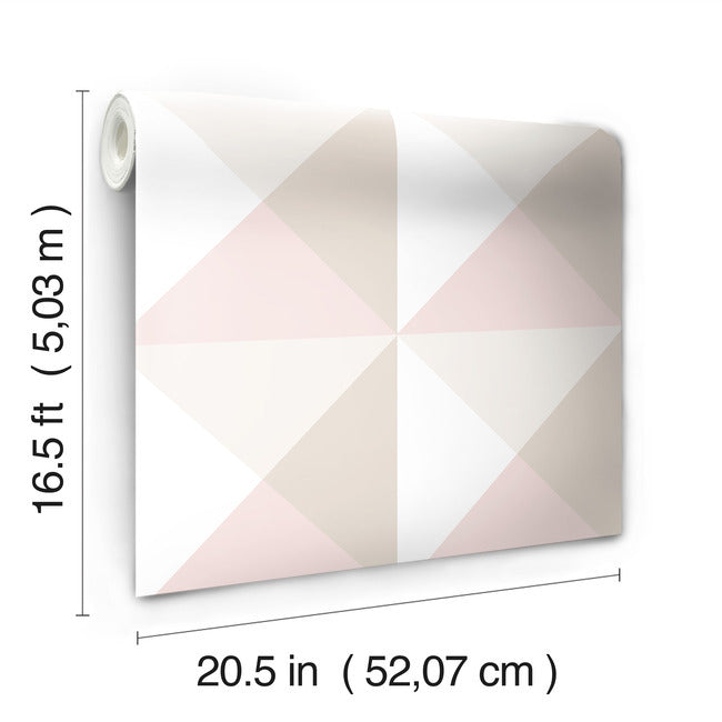 Origami Peel and Stick Wallpaper Peel and Stick Wallpaper RoomMates   